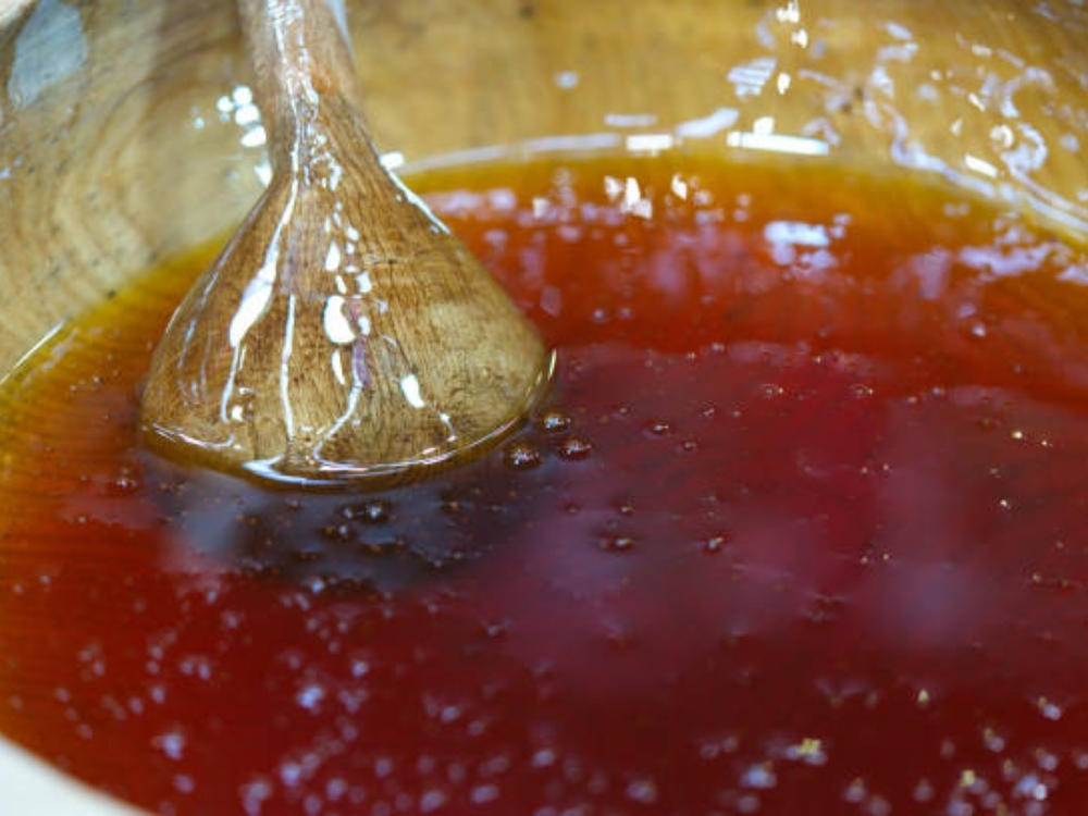 Mật ong, nước chanh và giấm táo